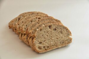 Slices of bread reused for animal feed